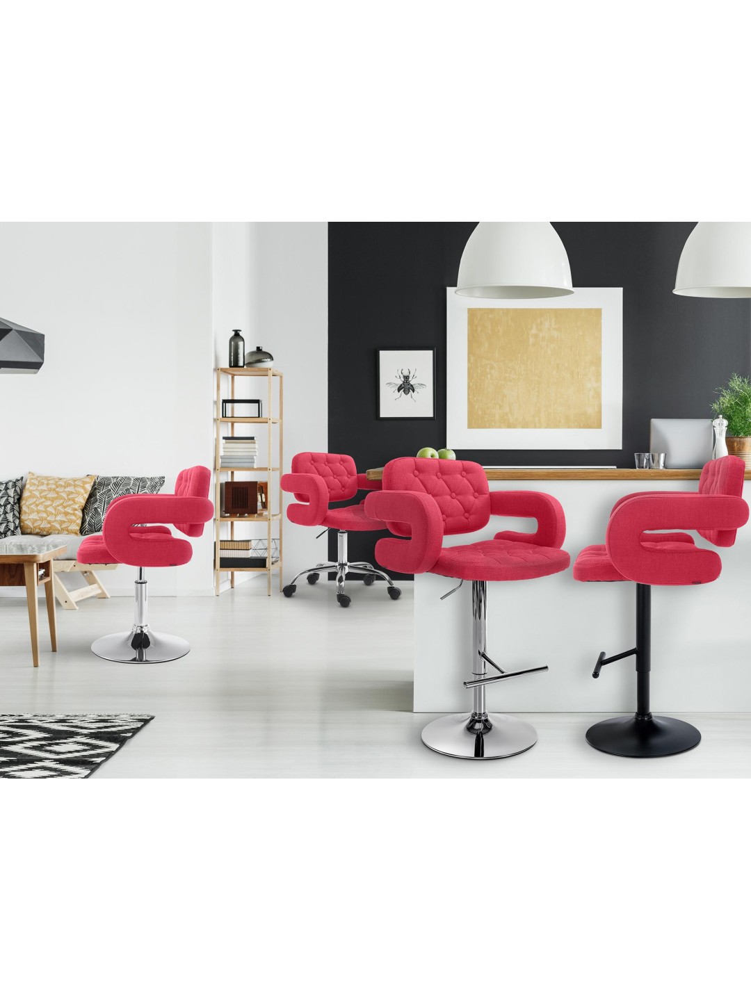 Tumbona tela Dublin, rojo