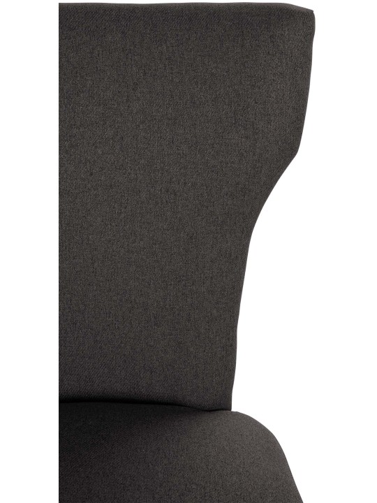 Juego de 2 sillas de comedor Zadar tela antiguo-claro, gris oscuro