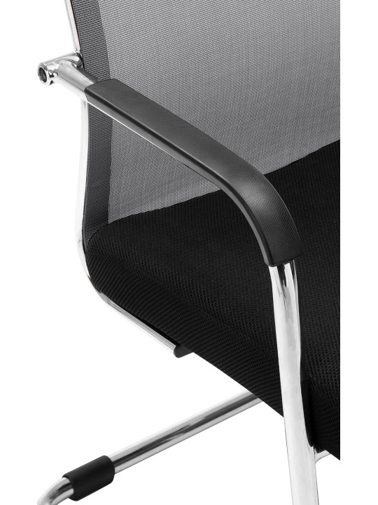 Silla de visita Brenda, gris