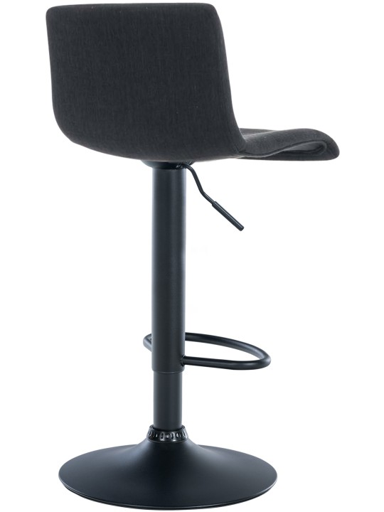 Taburete de bar Hoover tela B, negro