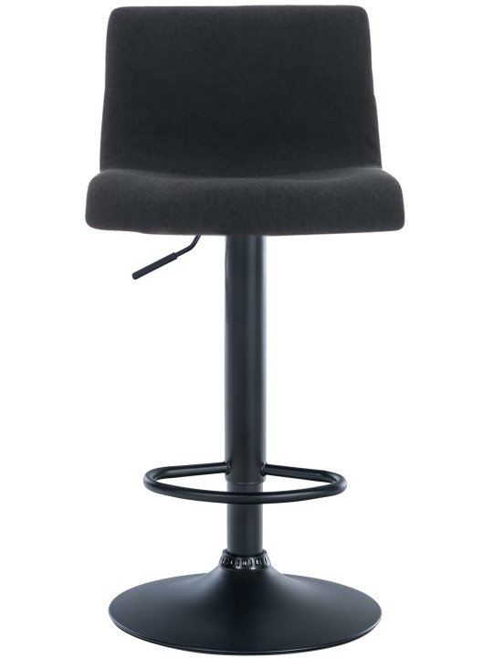 Taburete de bar Hoover tela B, negro