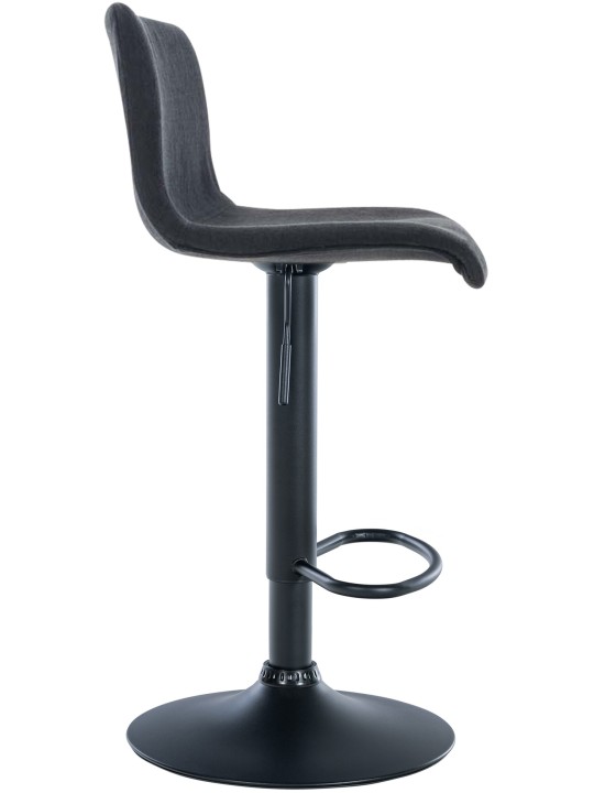 Taburete de bar Hoover tela B, negro