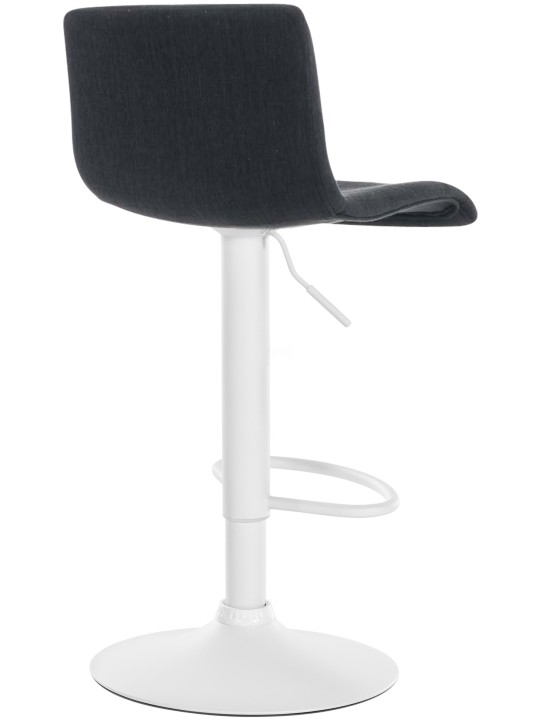 Taburete de bar Hoover tela W, negro