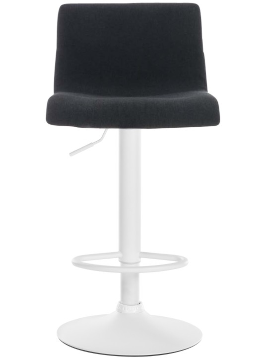 Taburete de bar Hoover tela W, negro