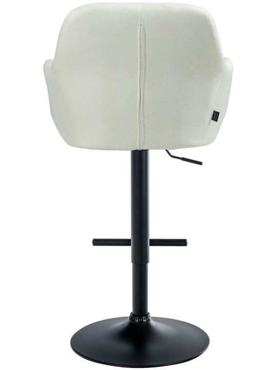 Taburete de bar Natoma tela, crema