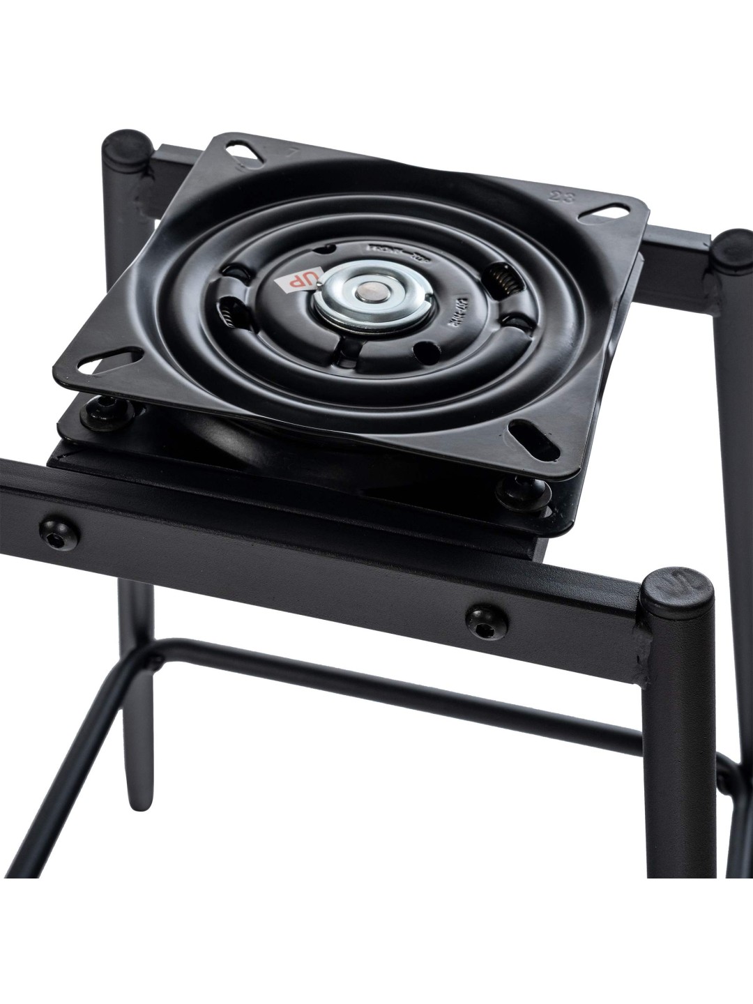 Taburete de bar giratorio Weston de piel sintética, marrón