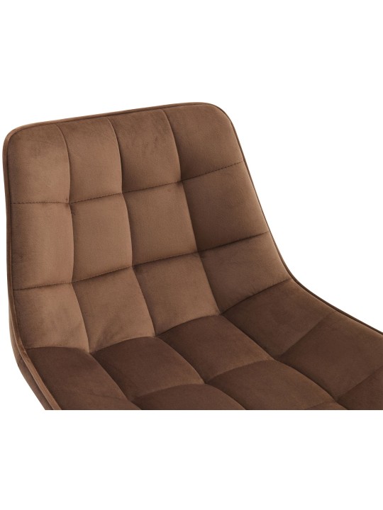 Taburete de bar Dartford terciopelo, marrón Taburete de bar Dartford terciopelo, marrón