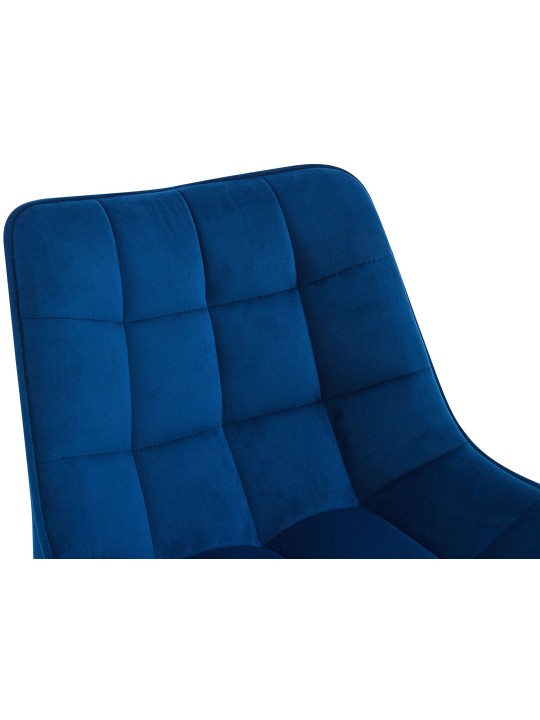 Taburete de bar Dartford terciopelo, azul Taburete de bar Dartford terciopelo, azul