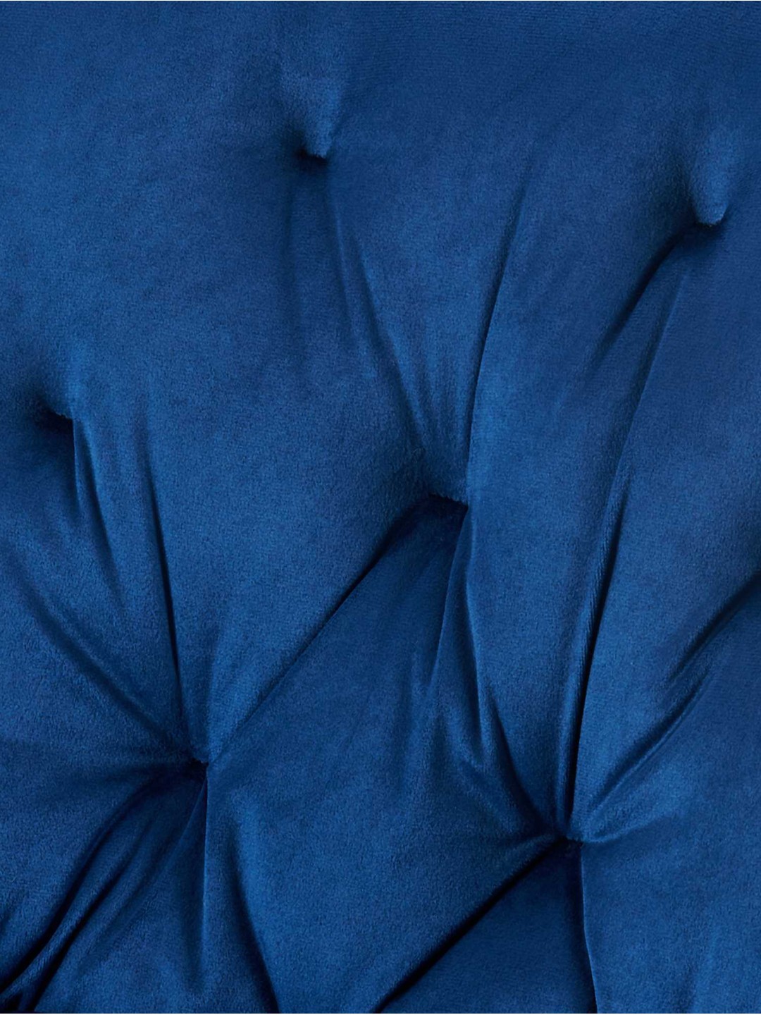 Silla de comedor de terciopelo Wallace, azul