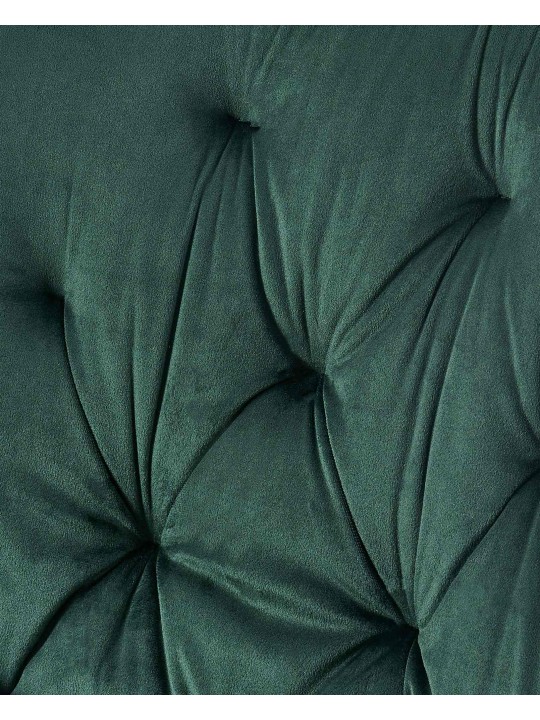 Silla de comedor de terciopelo Wallace, verde