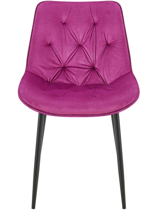 Silla de comedor de terciopelo Wallace, lila