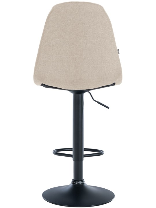 Taburete de bar Elmore tela B, crema