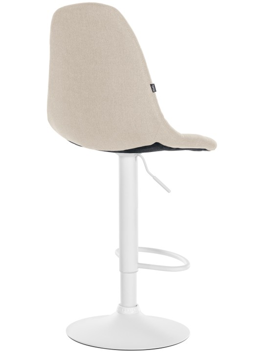 Taburete de bar Elmore tela W, crema Taburete de bar Elmore tela W, crema