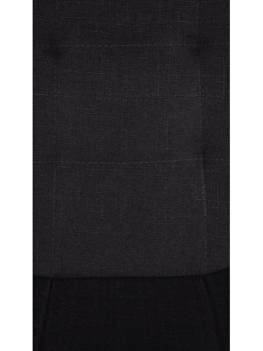 Taburete de bar Elmore tela B, negro