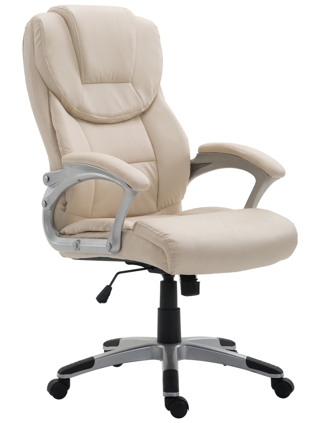 Silla de oficina Texas V2, crema