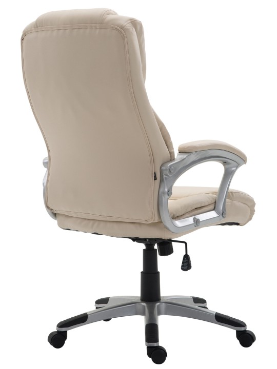 Silla de oficina Texas V2, crema