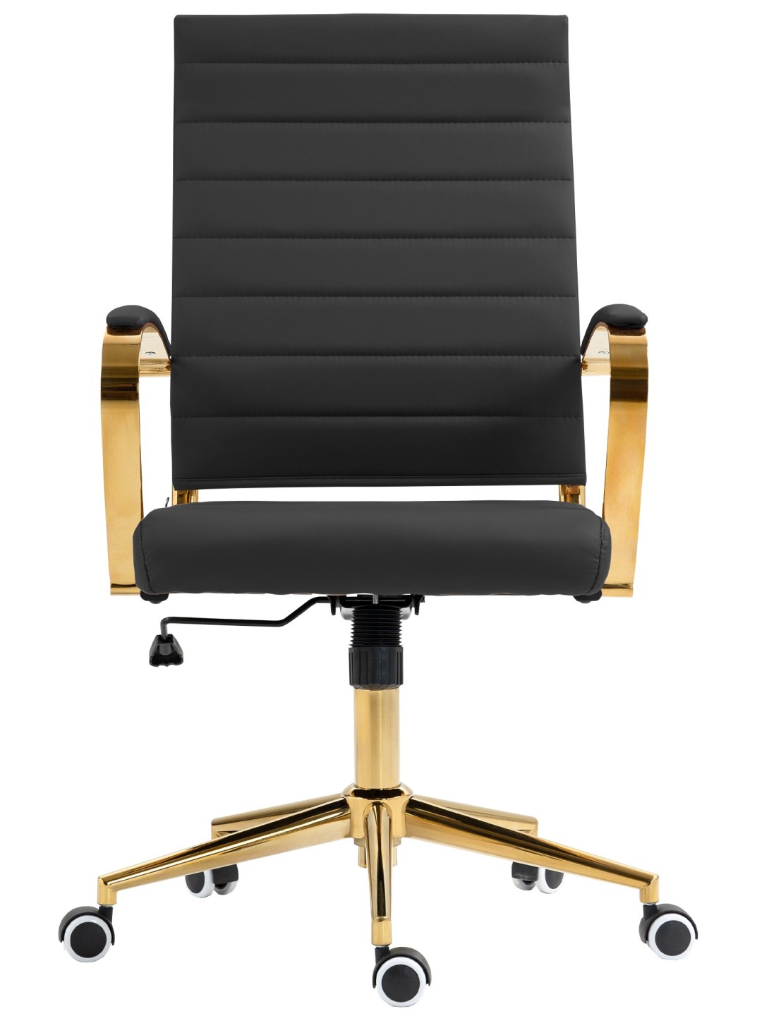 Silla de oficina Havana polipiel, negro