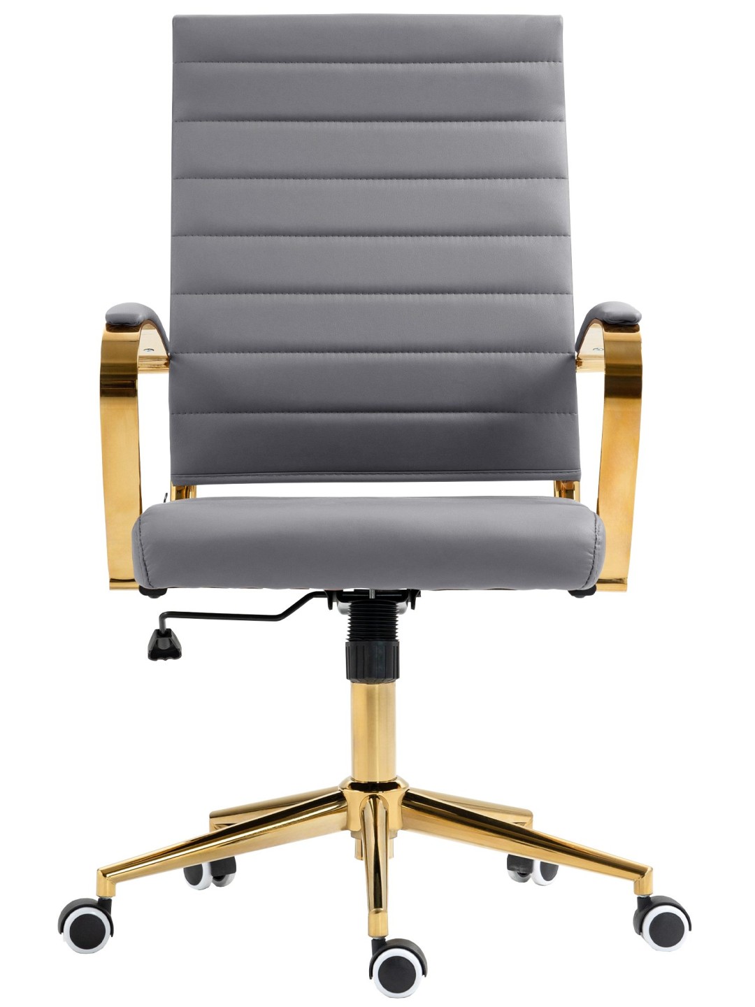 Silla de oficina Havana polipiel, gris