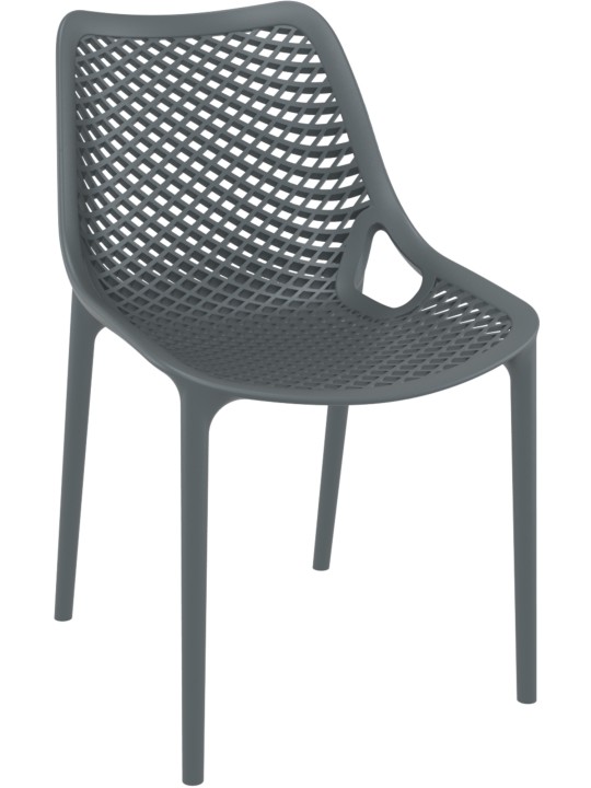 Silla Aire, gris oscuro