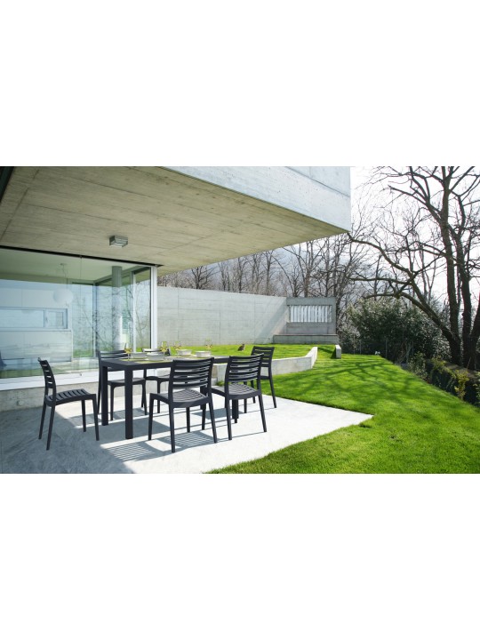 Silla Ares, gris oscuro