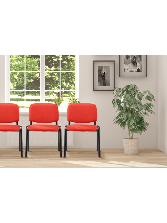 Silla de visita Ken tela, rojo Silla de visita Ken tela, rojo