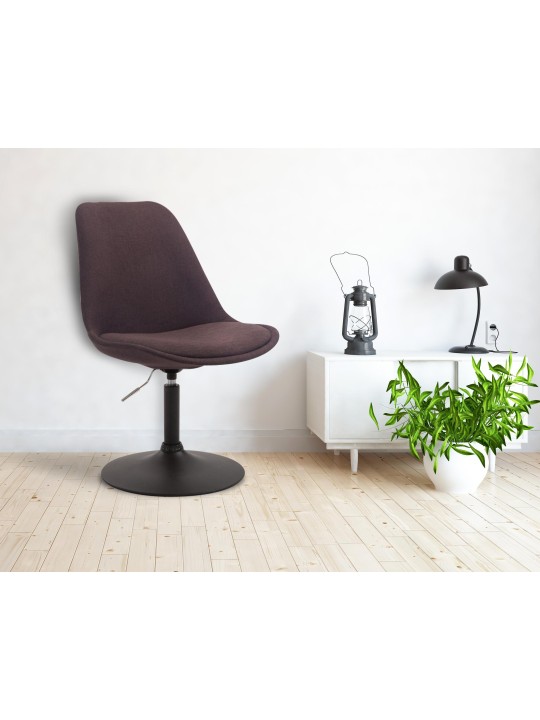 Silla Maverick B tela, marrón