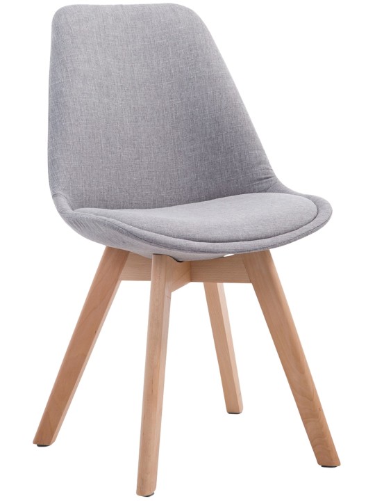 Silla de visita Borneo V2 Tejido Natura, gris