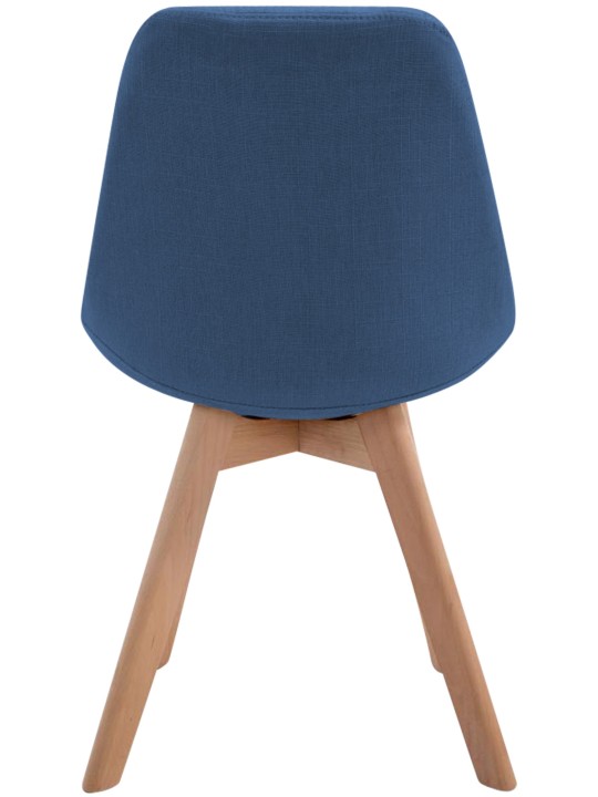 Silla de visita Borneo V2 Tejido Natura, azul