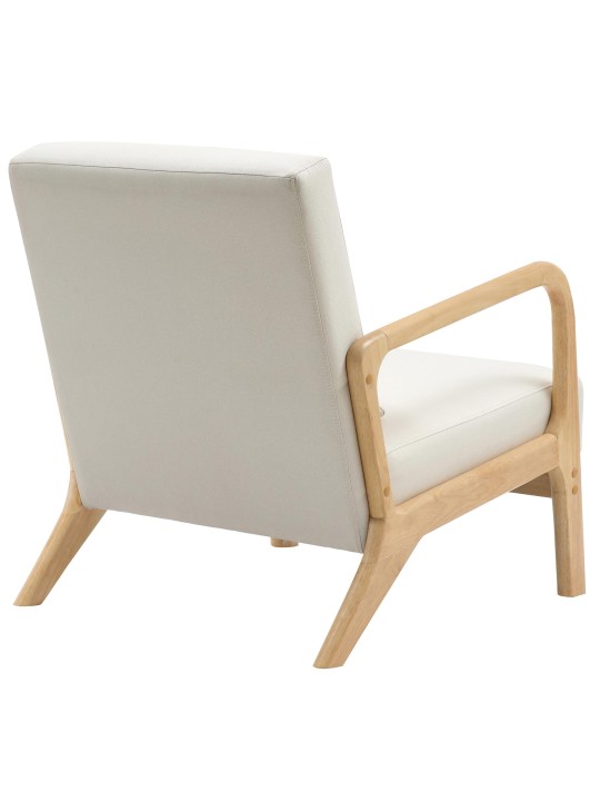 Sillón Hibbing tejido, crema Sillón Hibbing tejido, crema