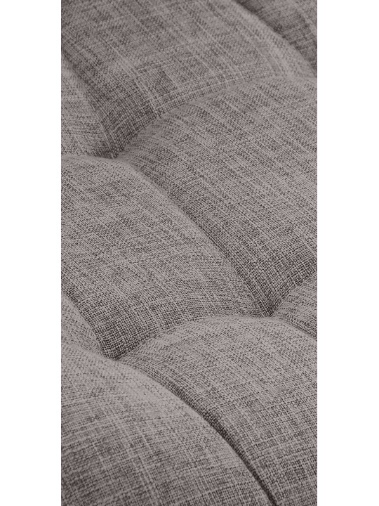 Conjunto de 2 sillas Elda tela, gris claro Conjunto de 2 sillas Elda tela, gris claro