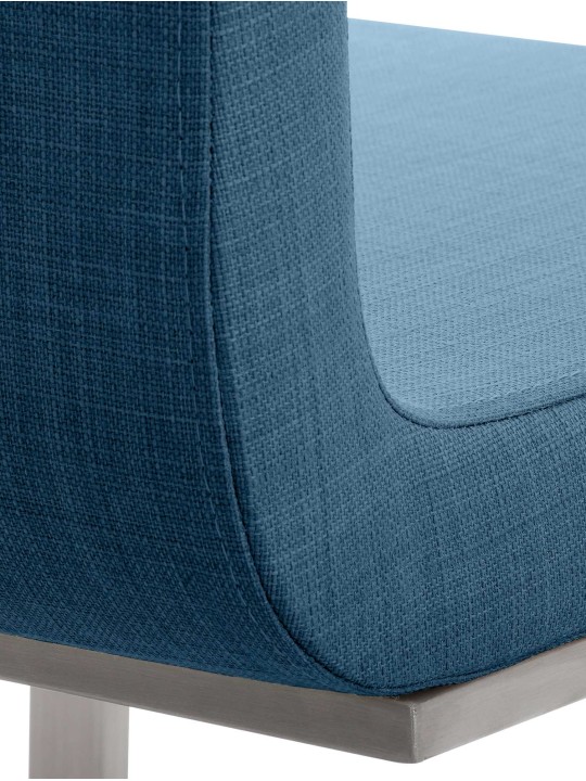 Silla de comedor Belfort TEJIDO, azul Silla de comedor Belfort TEJIDO, azul