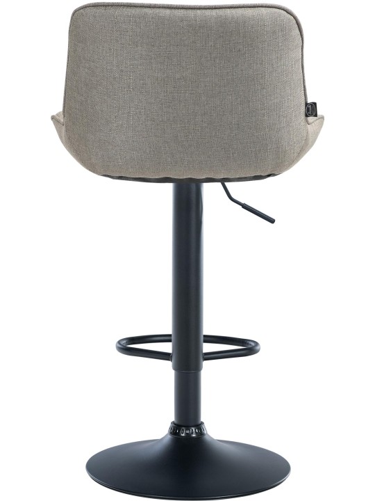 Taburete de bar Vonore tela, taupe Taburete de bar Vonore tela, taupe