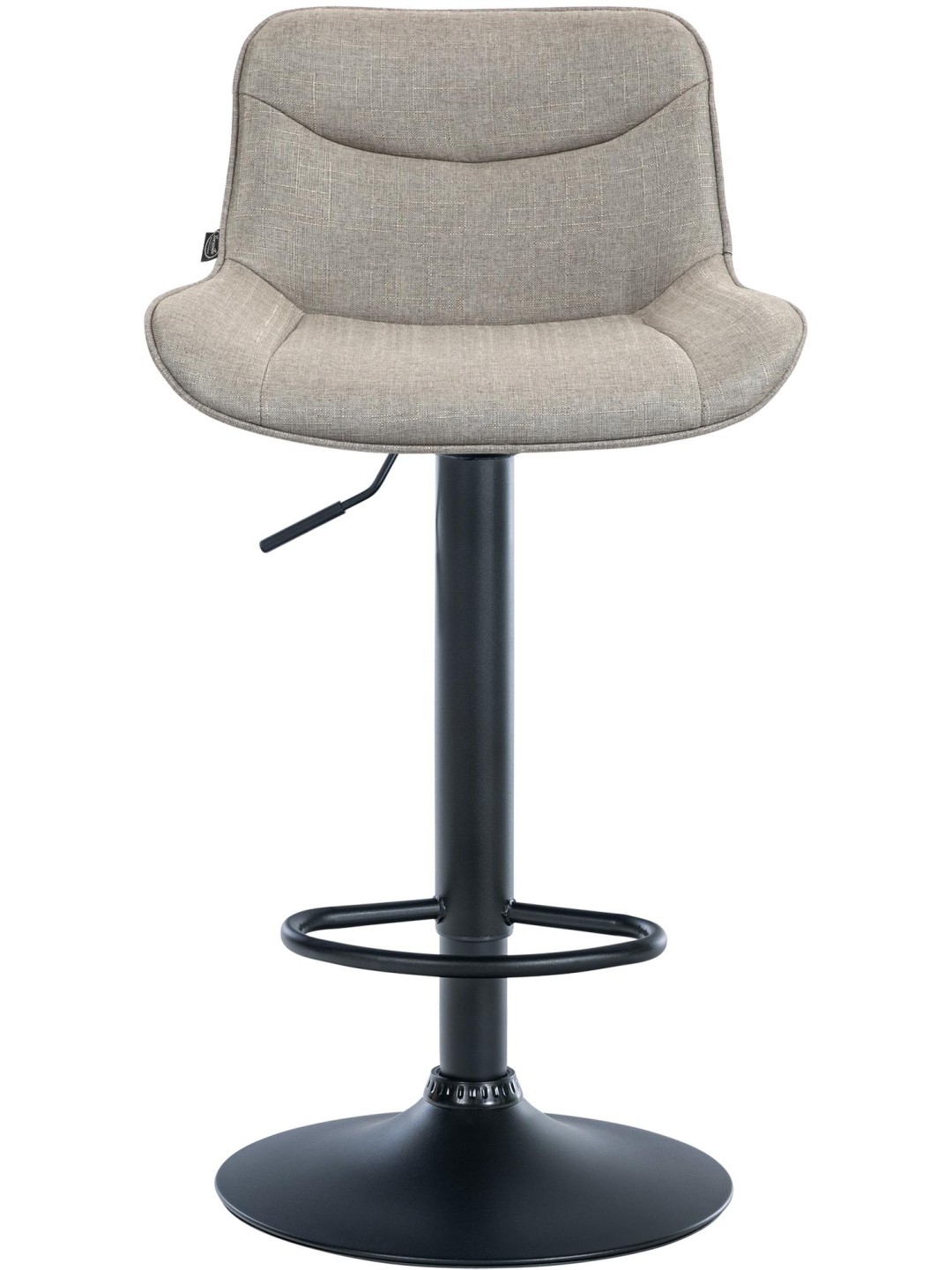 Taburete de bar Vonore tela, taupe