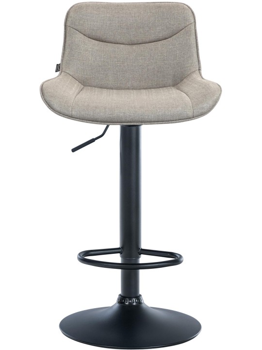 Taburete de bar Vonore tela, taupe Taburete de bar Vonore tela, taupe