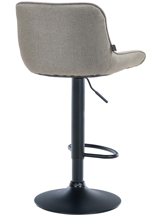 Taburete de bar Vonore tela, taupe Taburete de bar Vonore tela, taupe