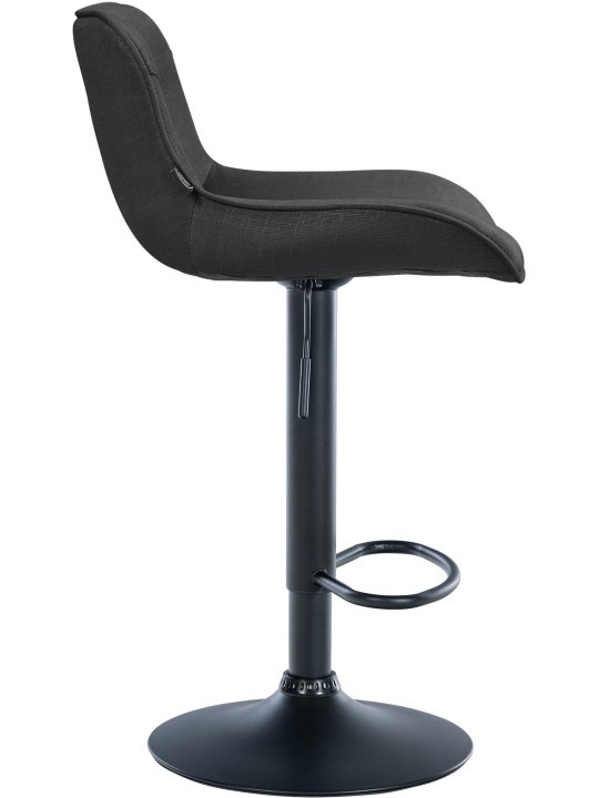 Taburete de bar Vonore tela, gris oscuro Taburete de bar Vonore tela, gris oscuro