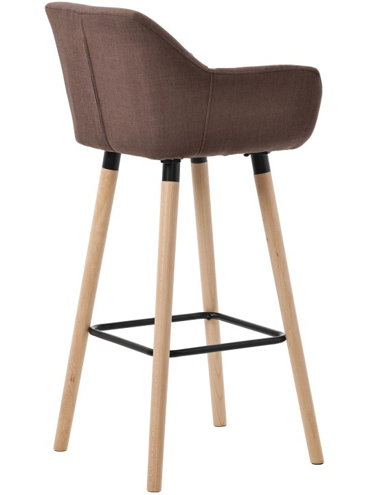 Taburete de bar Grant tela, café