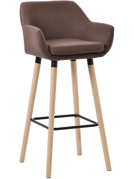 Taburete de bar Grant tela, café