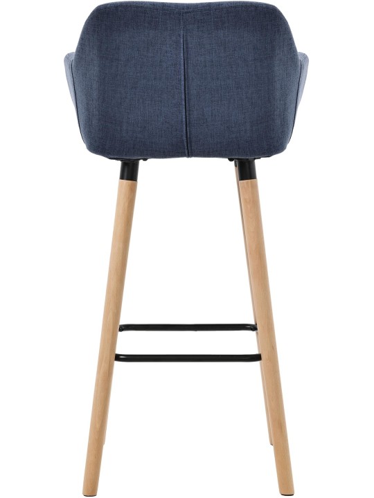 Taburete de bar Grant tela, azul oscuro Taburete de bar Grant tela, azul oscuro