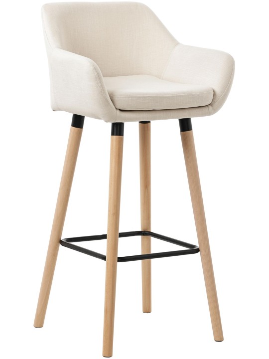 Taburete de bar Grant tela, beige