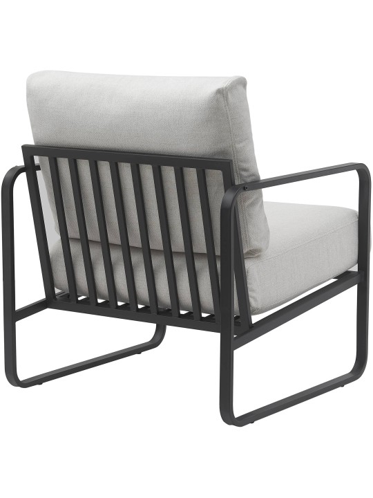 Tumbona Manea tela, crema