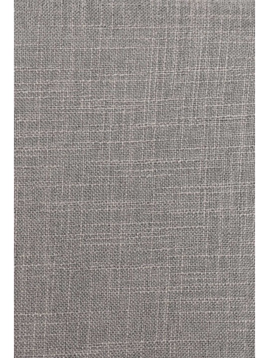 Juego de 2 taburetes de bar Grant tela, gris