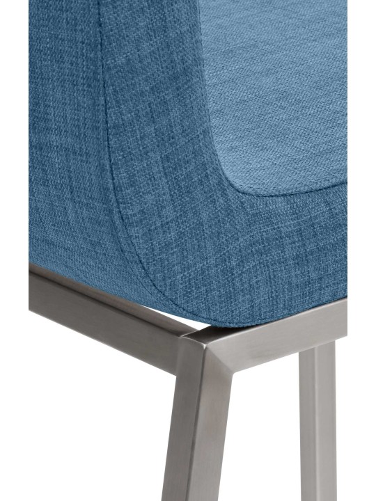 Silla de comedor Colmar TEJIDO, azul