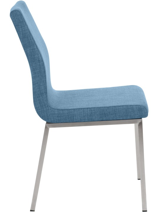 Silla de comedor Colmar TEJIDO, azul