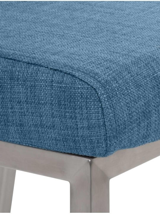 Silla de comedor Colmar TEJIDO, azul