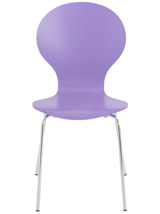 Juego de 2 sillas de visita Diego, lila