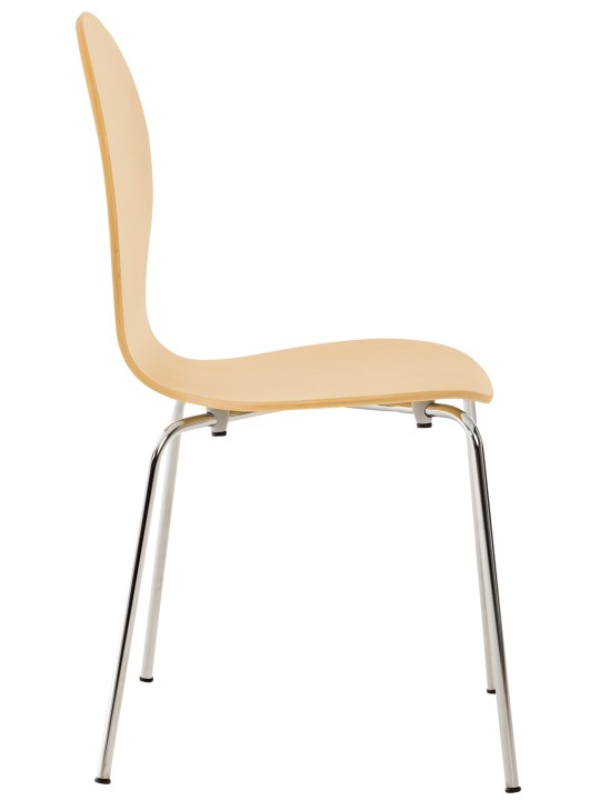 Juego de 2 sillas de visita Diego, natural