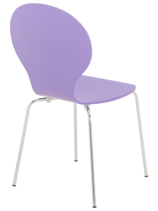 Juego de 2 sillas de visita Diego, lila