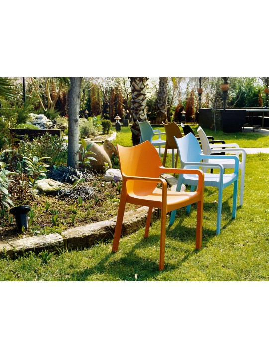 Silla DIVA, gris claro