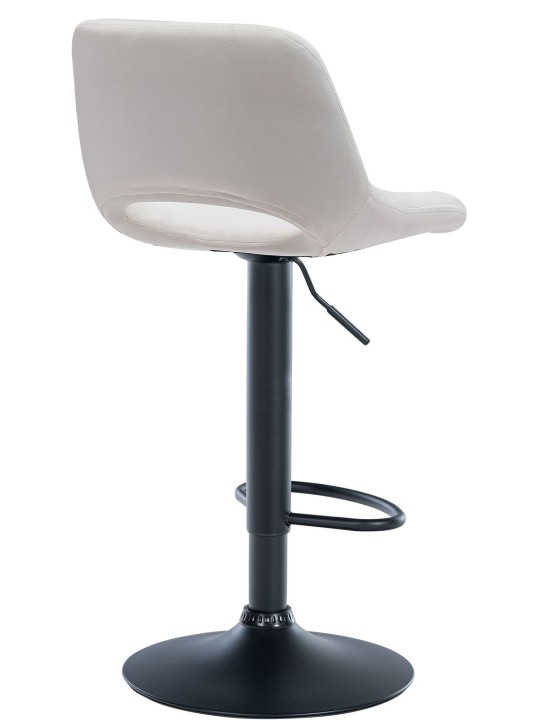 Taburete de bar Camden terciopelo, crema Taburete de bar Camden terciopelo, crema